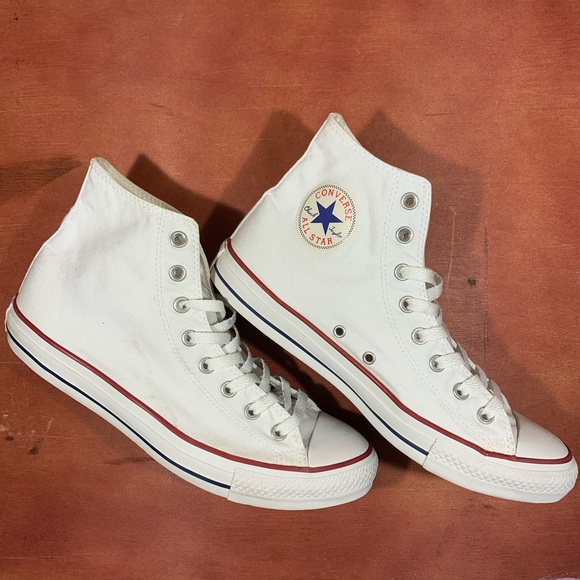 converse classic white high